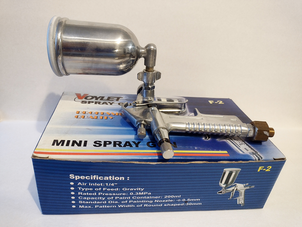 Pistola aerográfica Voylet F-2 copa de 200 ml - Imagen 7